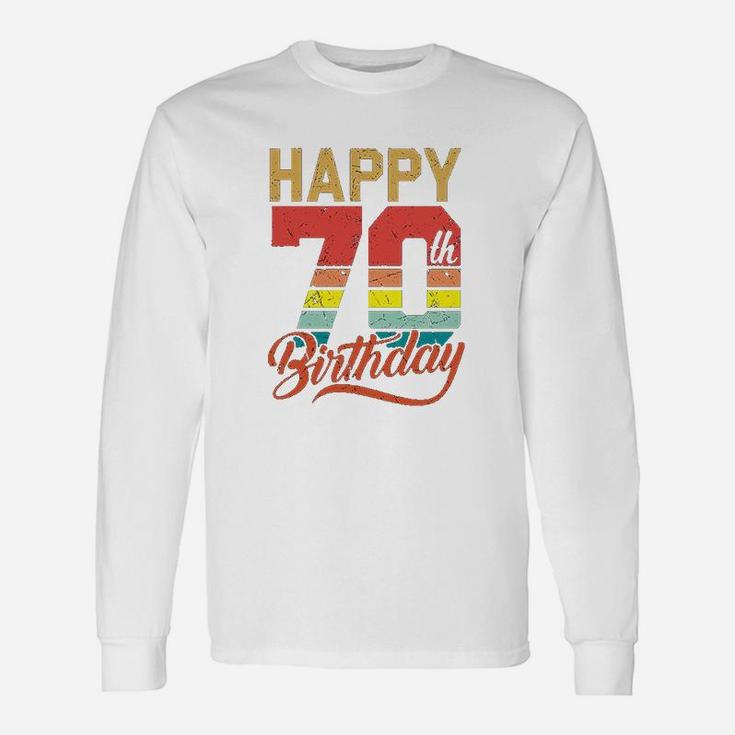 Happy 70Th Birthday Gift 70 Years Old Vintage Born In 1949 Unisex Long Sleeve