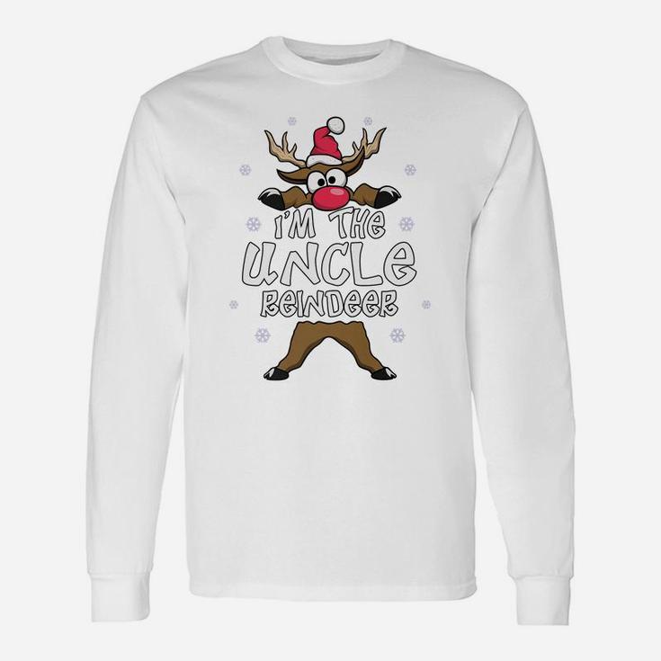 Im The Uncle Reindeer Cute Matching Family Christmas Pj Unisex Long Sleeve
