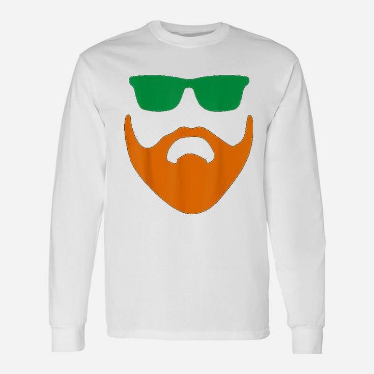Irish Beard Ireland St Pattys Ginger Long Sleeve T-Shirt