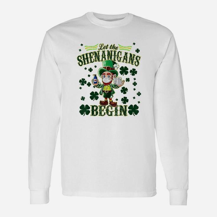 Leprechaun Wearing Green St Patricks Day Long Sleeve T-Shirt