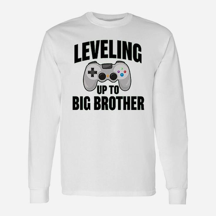 Leveling Up To Big Brother Unisex Long Sleeve
