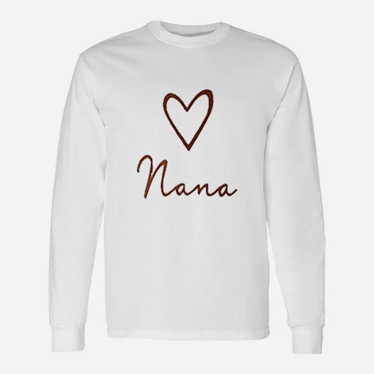Love Nana Heart Unisex Long Sleeve