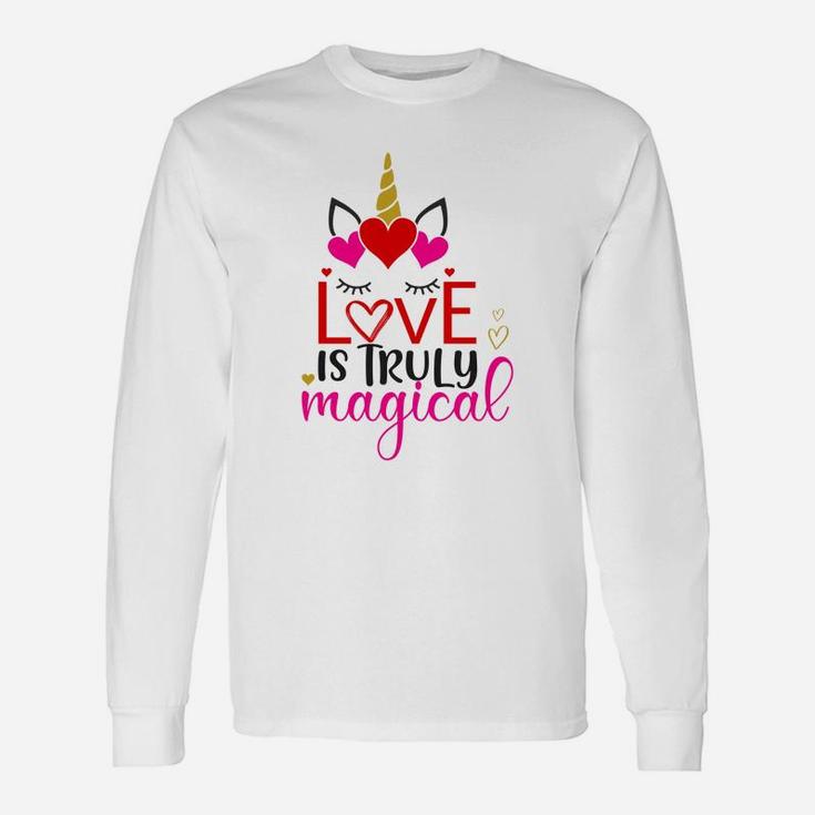 Love Is Truly Valentine Day Valentine Day Happy Valentines Day Long Sleeve T-Shirt