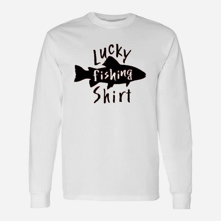 Lucky Fishing Fish Youth Unisex Long Sleeve