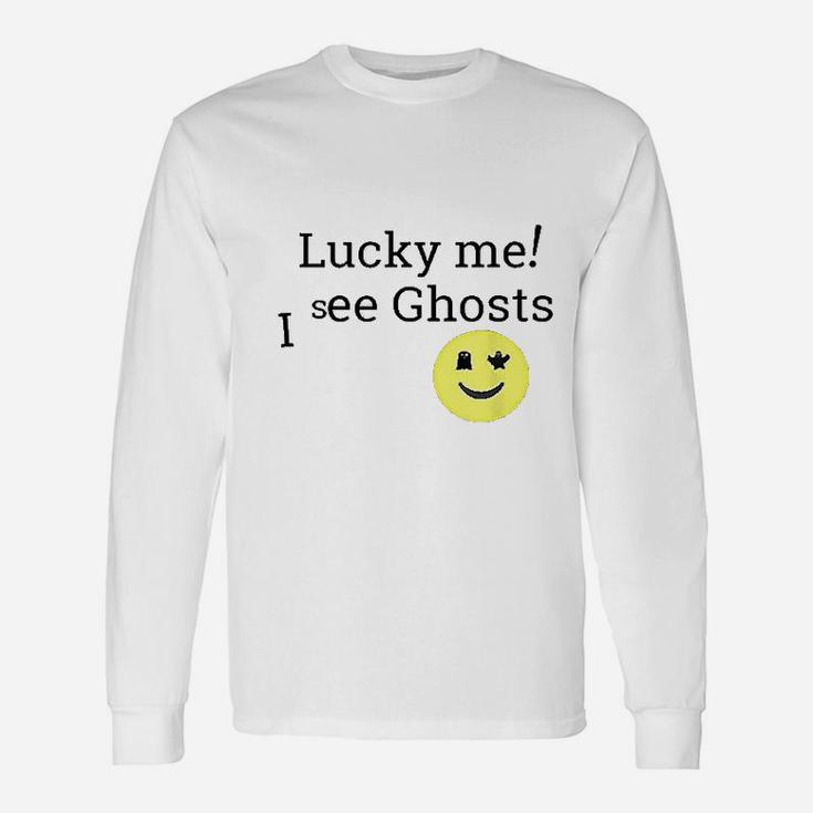 Lucky Me I See Ghosts Unisex Long Sleeve
