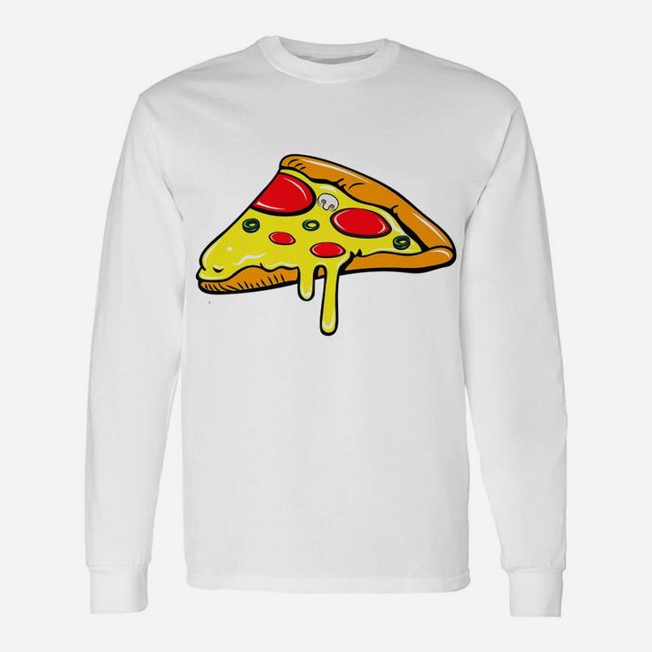 Mother Father Son Daughter Pizza Slice Matching Unisex Long Sleeve