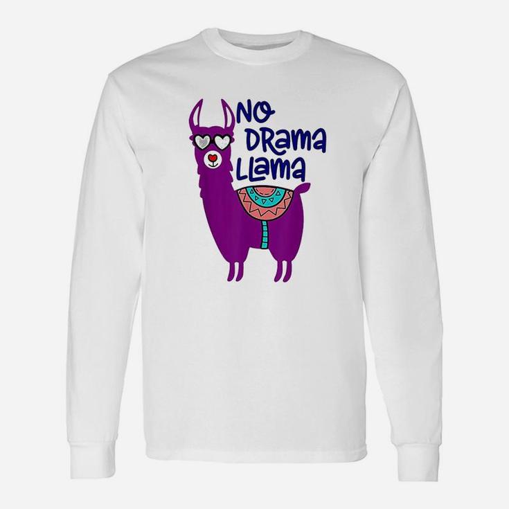 No Drama Llama Cute Unisex Long Sleeve