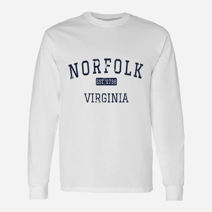 Norfolk Virginia Est Unisex Long Sleeve