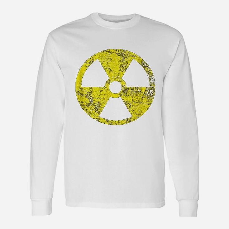 Nuclear Radiation Symbol Sign Caution Unisex Long Sleeve