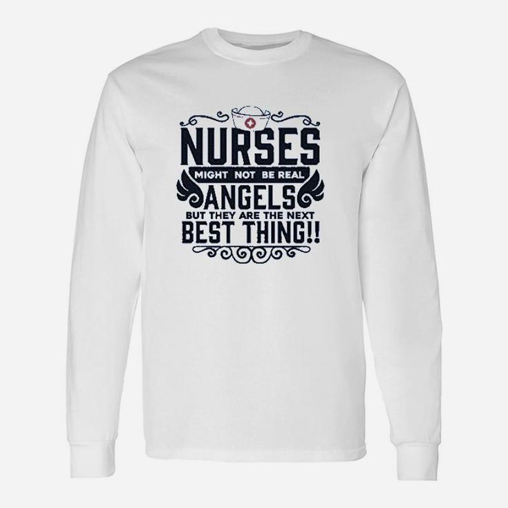 Nurse Lover Not Real But Next Best Thing Frontline Medical Collection Unisex Long Sleeve