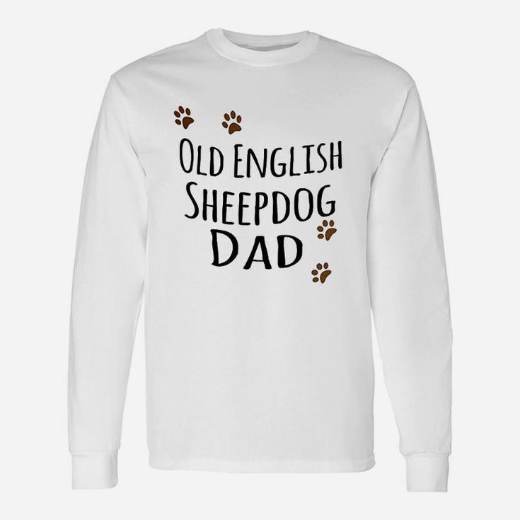 Old English Sheepdog Dad Unisex Long Sleeve