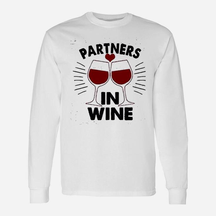 Partners In Wine Unisex Long Sleeve