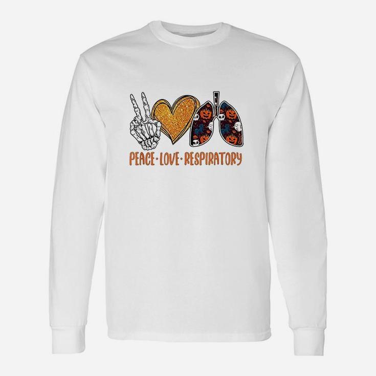 Peace With Love Respiratory Unisex Long Sleeve