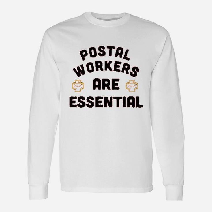 Postal Workers Are Essential Workers Graphic Long Sleeve T-Shirt