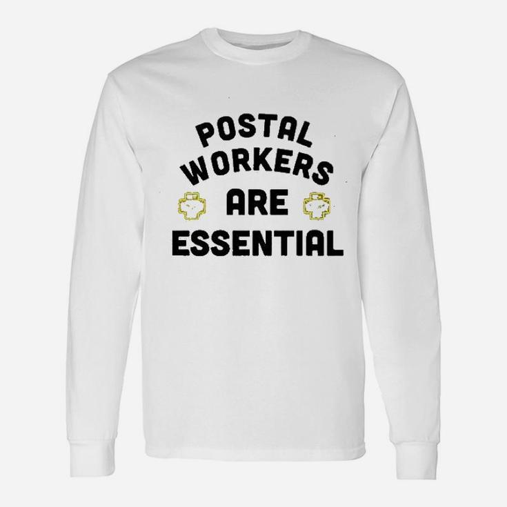 Postal Workers Are Essential Workers Graphic Long Sleeve T-Shirt