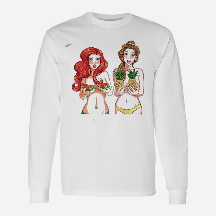 Princesses With Fruits Unisex Long Sleeve