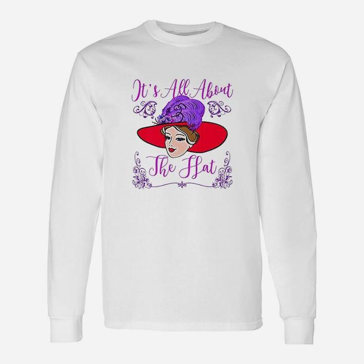 Red Hat Its All About The Hat Vintage Style Unisex Long Sleeve