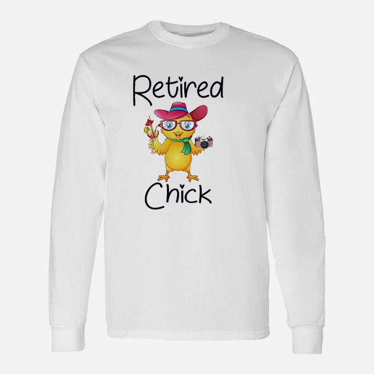 Retired Chick Chicken Unisex Long Sleeve