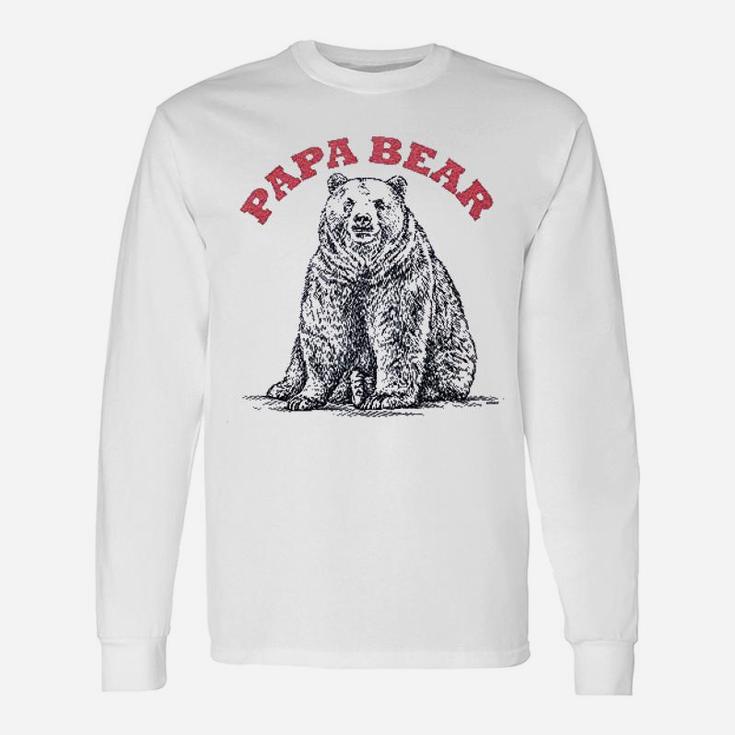Retreez Funny Papa Bear For Dads Graphic Printed Unisex Long Sleeve