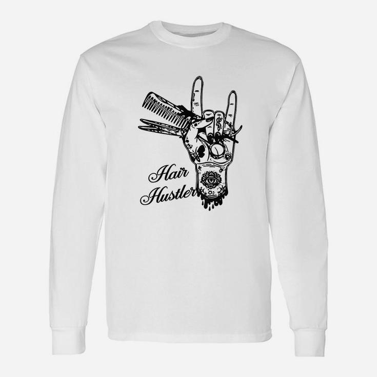Rock And Roll Barber And Hairstylist Unisex Long Sleeve