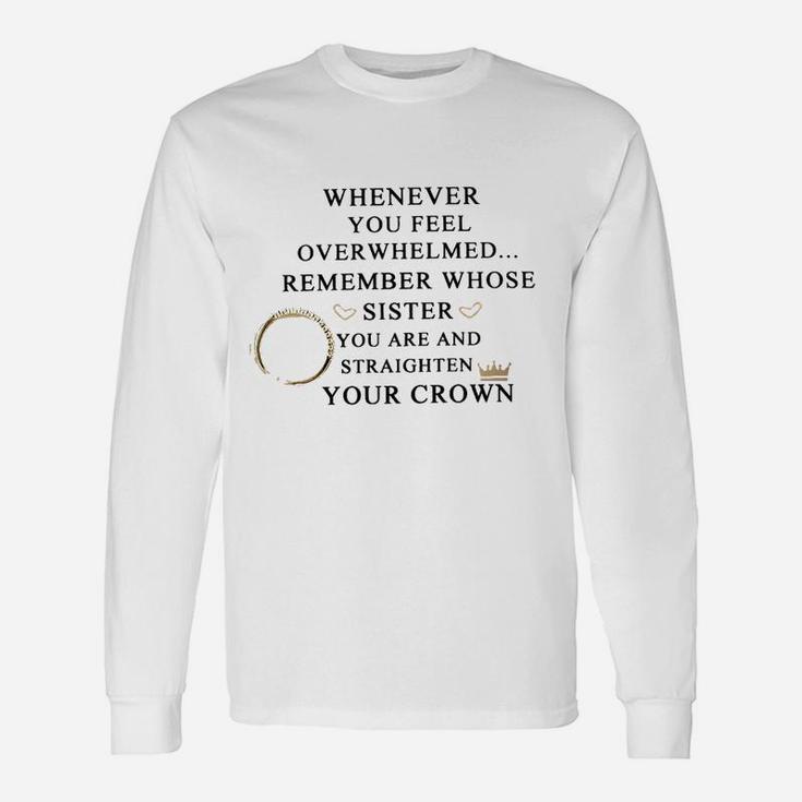 Sister Gifts For Birthday Unisex Long Sleeve