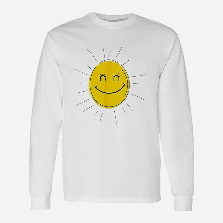 Smiley Face Sunshine Sun Image Happy Fun Smile Unisex Long Sleeve
