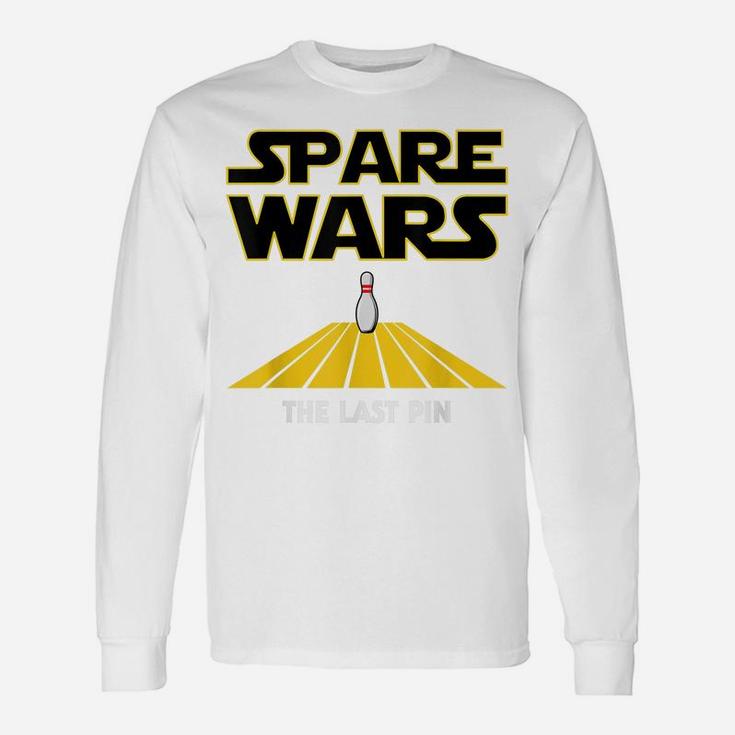 Spare Wars - Funny Bowler & Bowling Parody Unisex Long Sleeve