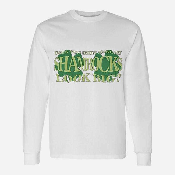 St Patricks Day Big Irish Shamrocks Long Sleeve T-Shirt