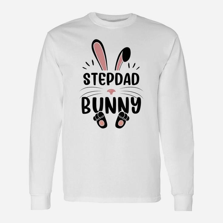 Stepdad Bunny Funny Matching Easter Bunny Egg Hunting Unisex Long Sleeve