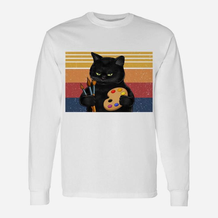 That’S What I Do-I Teach Art And I Know Things-Cat Lovers Unisex Long Sleeve