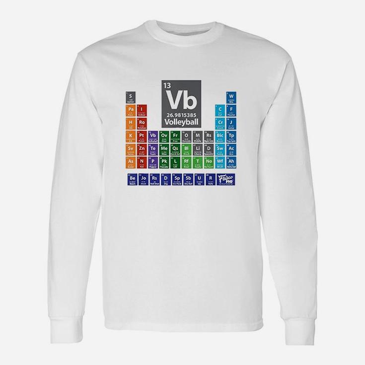 The Periodic Table Of Volleyball Standard Unisex Long Sleeve