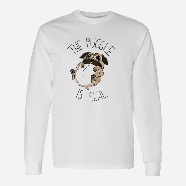 The Puggle Is Real Unisex Long Sleeve