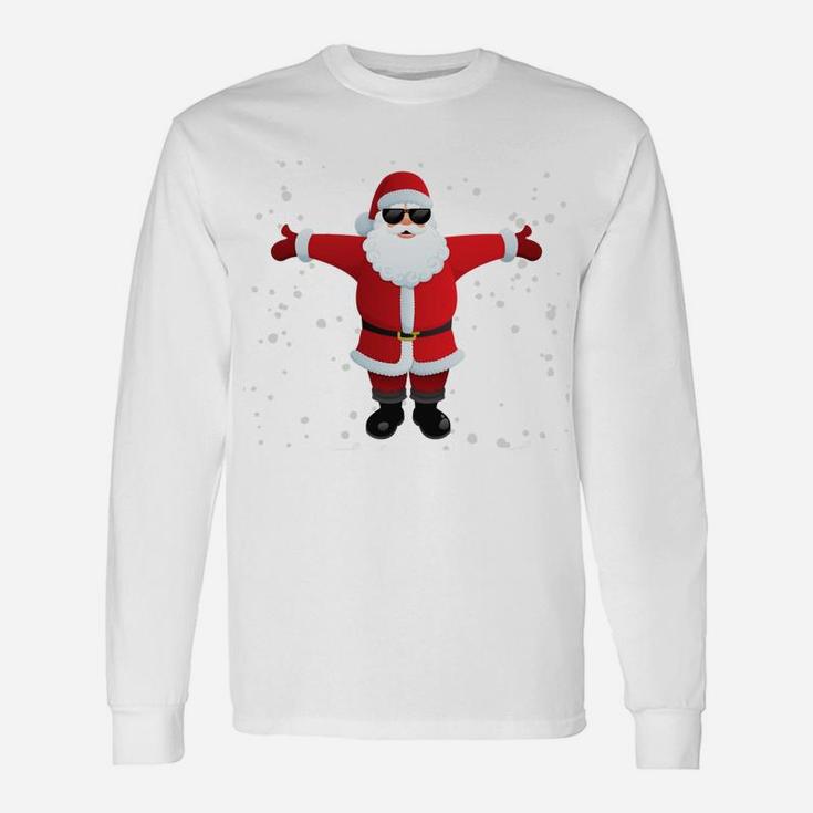 There's Some Hos In This House Christmas Funny Santa Xmas Sweatshirt Unisex Long Sleeve