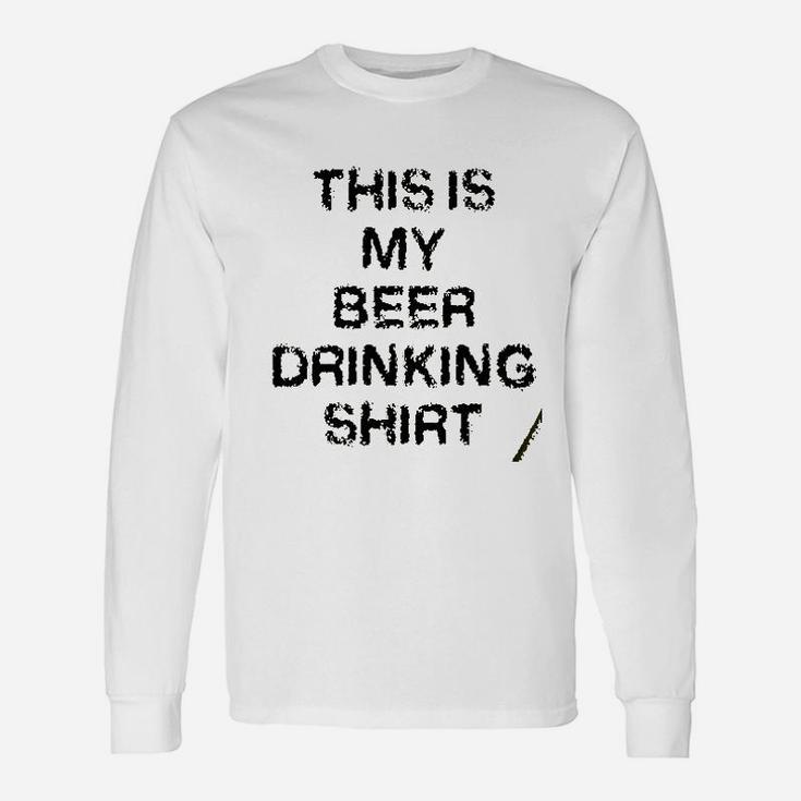 This Is My Beer Drinking Unisex Long Sleeve