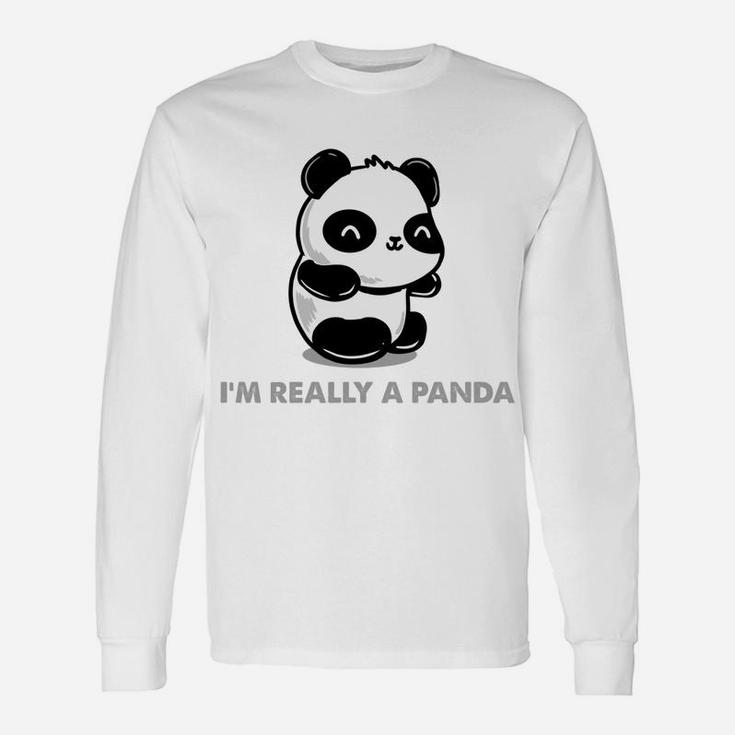 This Is My Human Costume Im Really A Panda Sweatshirt Unisex Long Sleeve