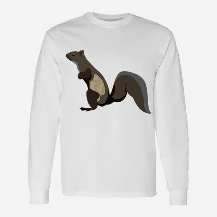 True Gravity - Mindfulness Squirrel Friend T-Shirt Unisex Long Sleeve