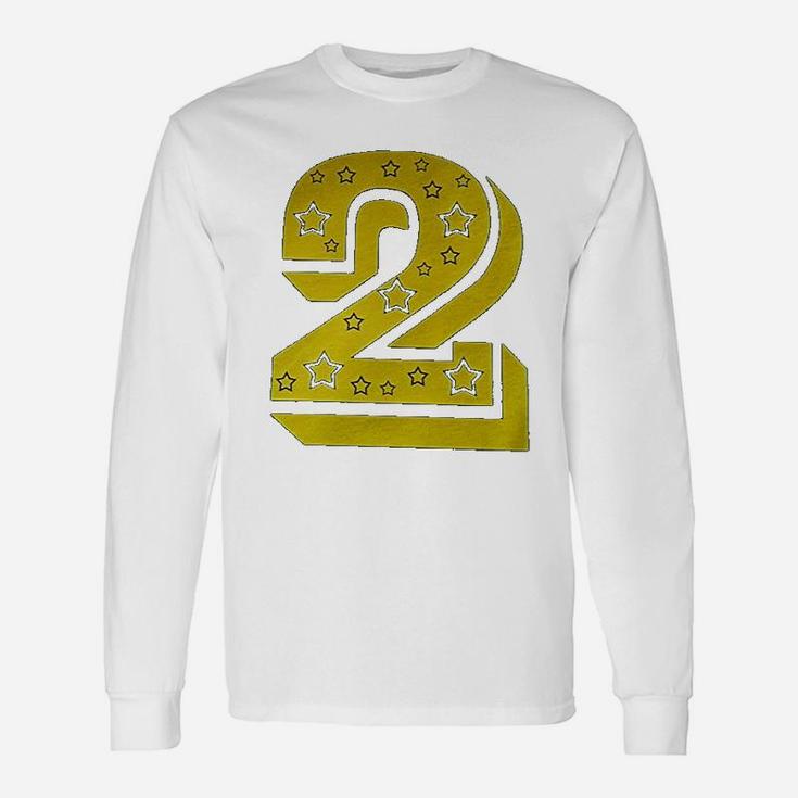 Two Second Birthday Unisex Long Sleeve