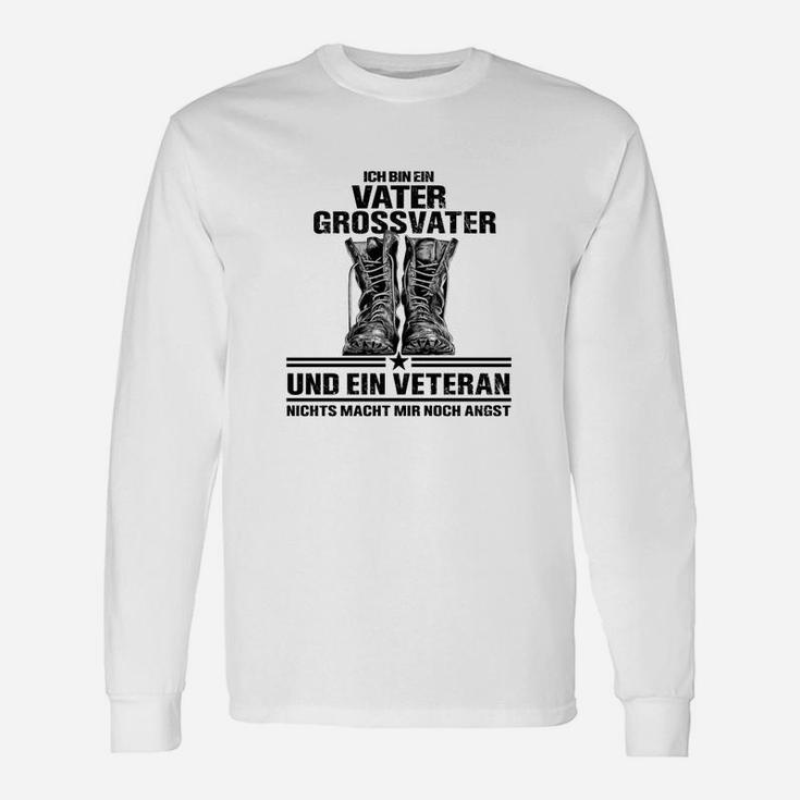 Vater-Opa Veteran Langarmshirts, Einzigartiges Design für Großväter