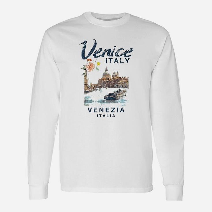 Venice Italy Venezia Italia Vintage Unisex Long Sleeve