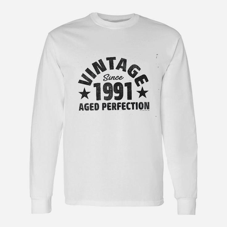Vintage Aged Perfection Since 1991 Unisex Long Sleeve