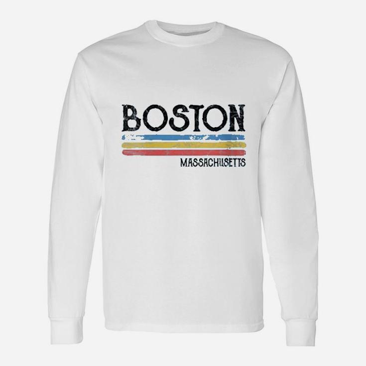 Vintage Boston Massachusetts Unisex Long Sleeve