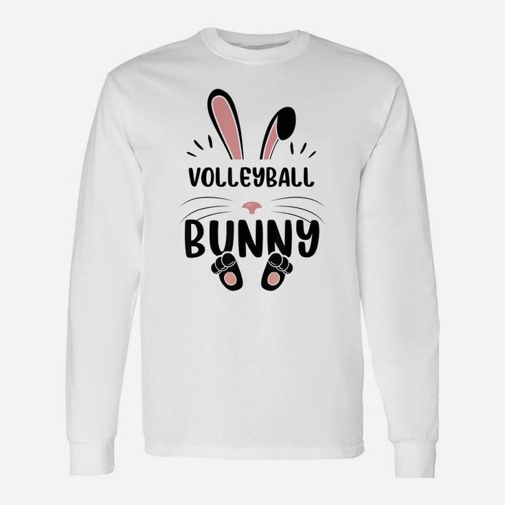 Volleyball Bunny Funny Matching Easter Bunny Egg Hunting Unisex Long Sleeve
