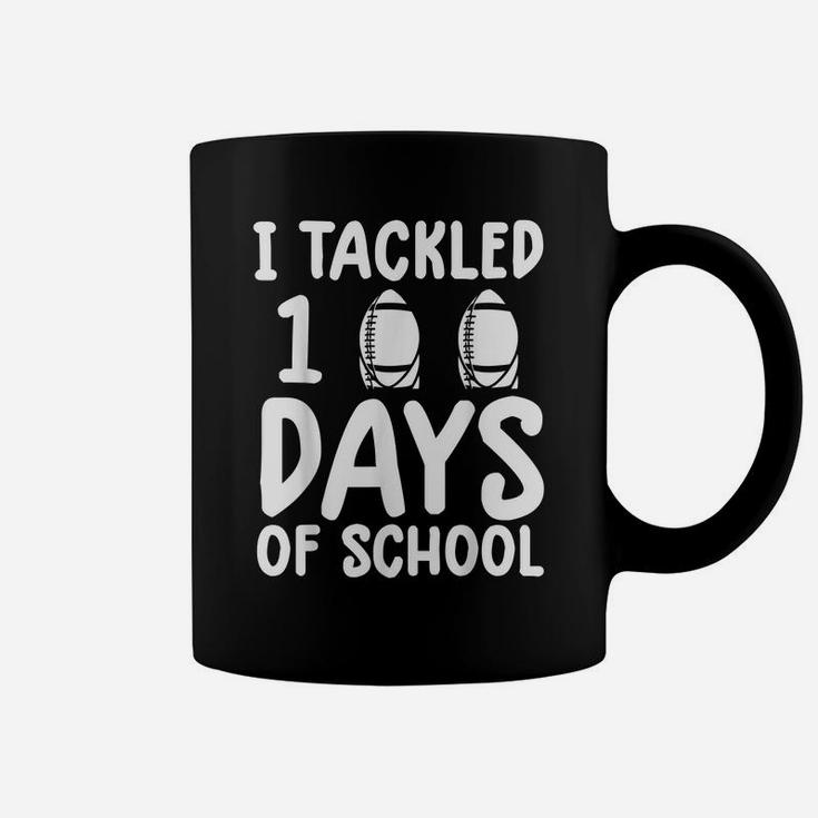 100 Days Of School Shirt Kids Funny Football Shirts For Boys Coffee Mug