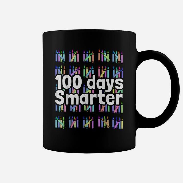 100 Days Smarter Funny Student Kids Gift 100 Days Of School Coffee Mug