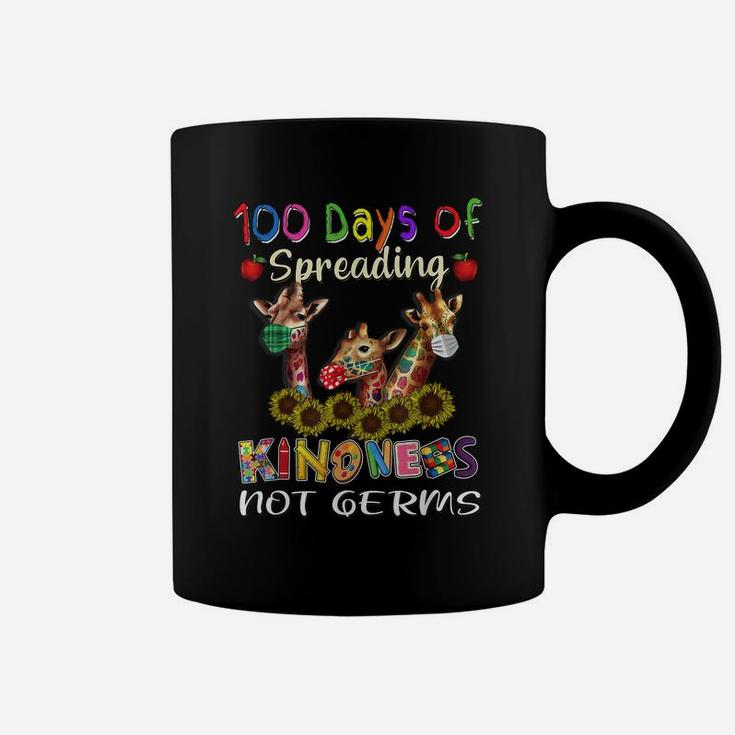 100Th Day Of School 100 Days Of Spreading Kindness Not Germs Coffee Mug
