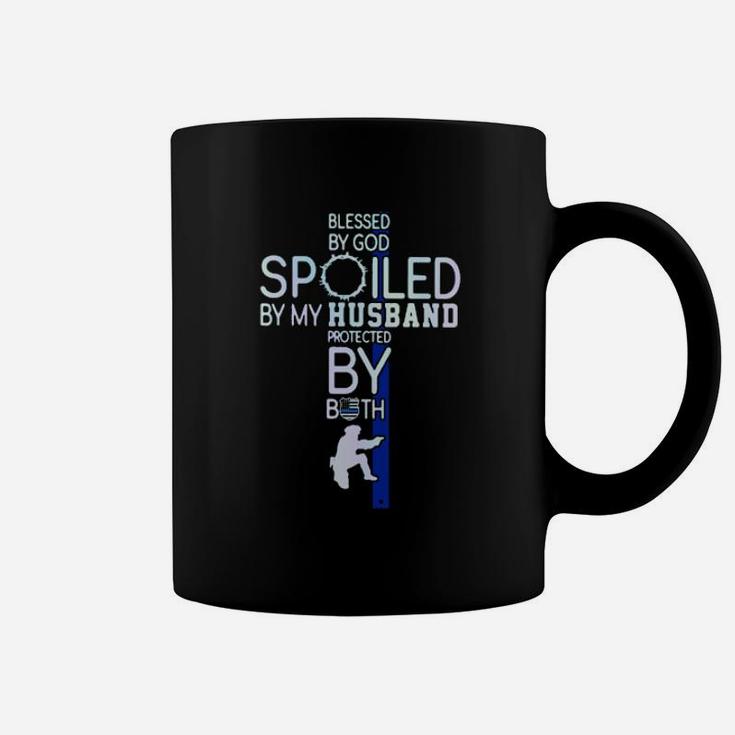 11Police Blesses By God Spoiled By My Husband Protected By Both Coffee Mug