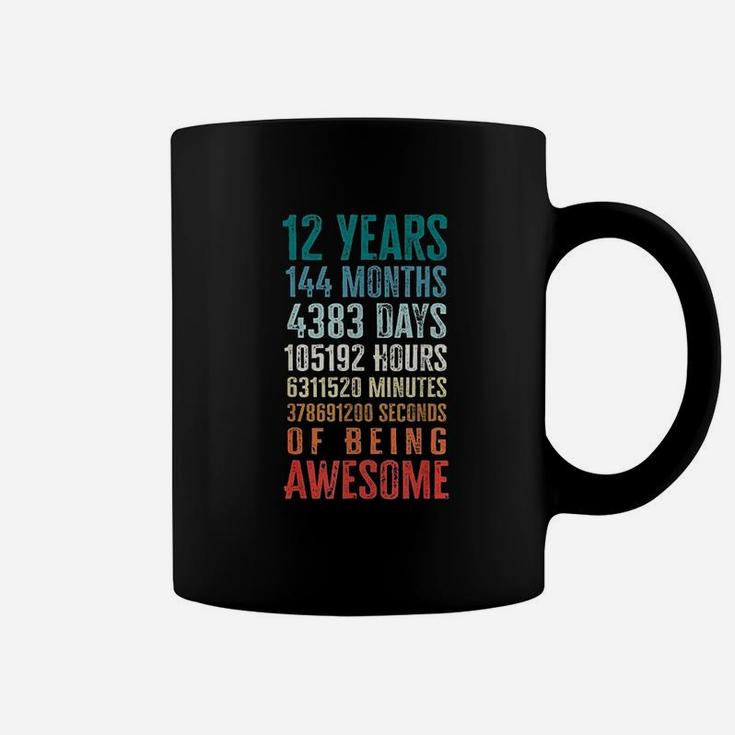 12 Years 144 Months Of Being Awesome 12Th Birthday Gifts Coffee Mug