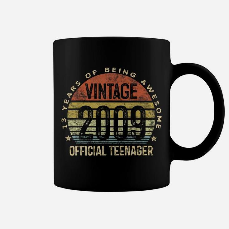 13Th Birthday Gifts Vintage 2009 Official Teenager 13 Yr Old Coffee Mug