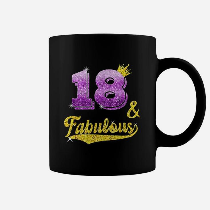 18 And Fabulous 18 Years Old Gift Coffee Mug