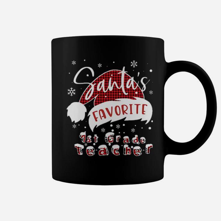 1St Grade Teacher Santa Favorite Coffee Mug
